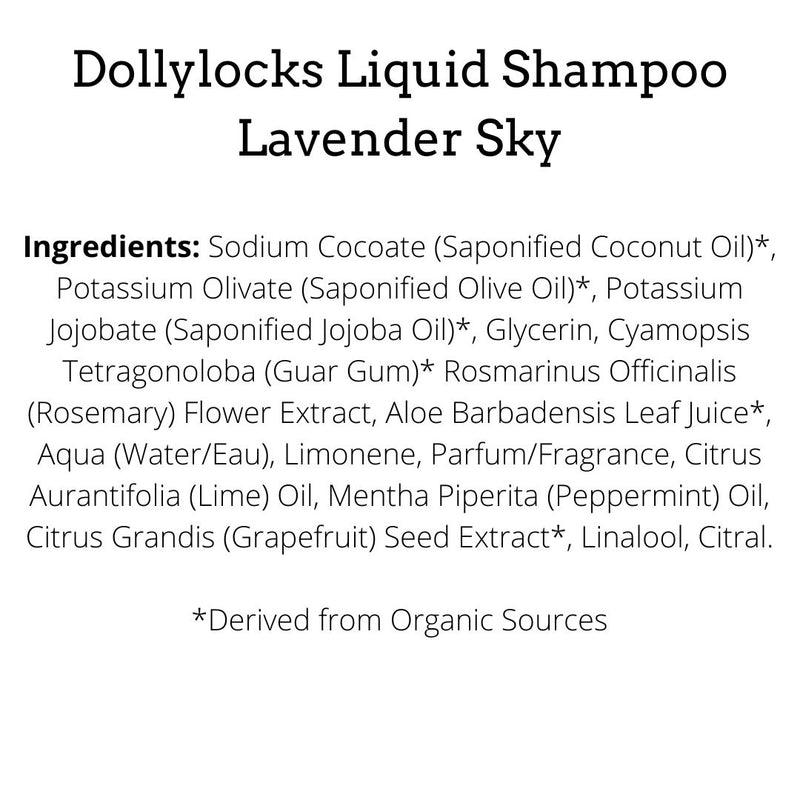 Dollylocks Shampoo | Lavender Sky
