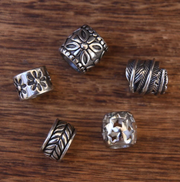 Nature Dread Beads | Set Of 5