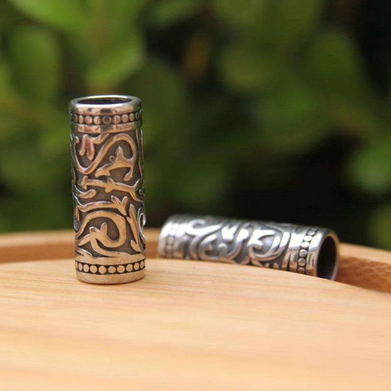 Gold 2025 beard beads