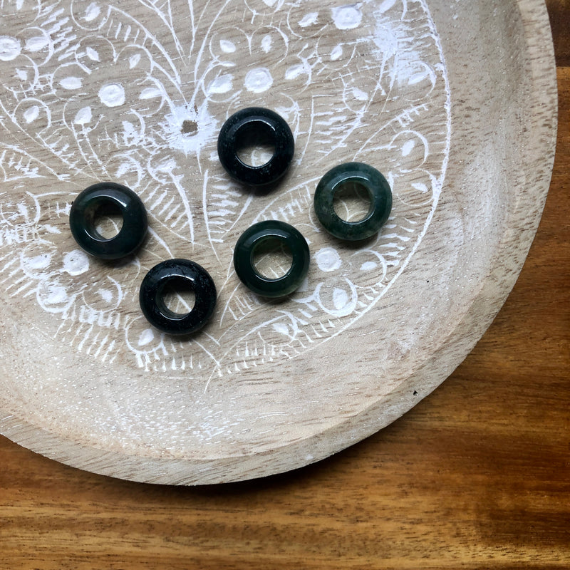 Green Indian Agate | Set Of 5