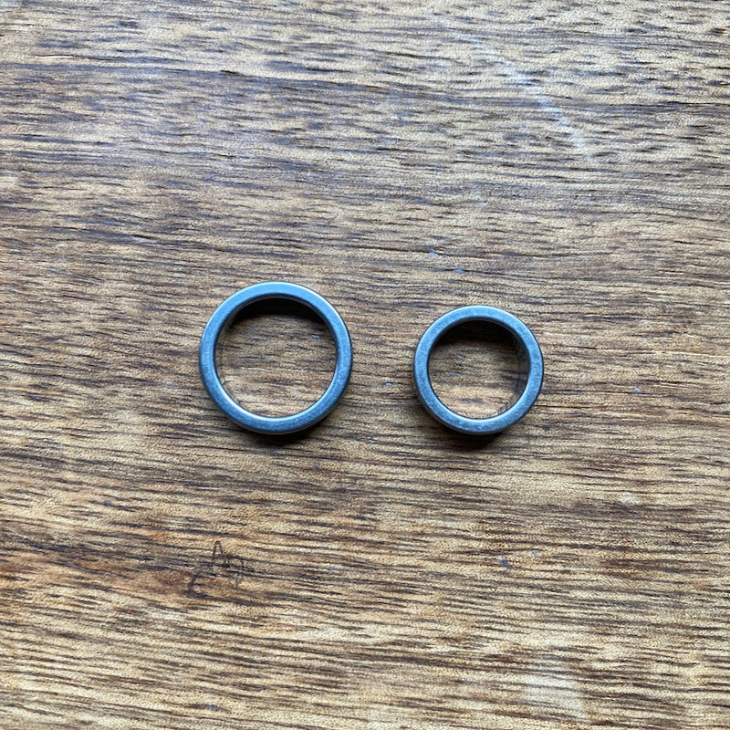 Large Stainless Steel Dreadlock Rings | Set Of 5