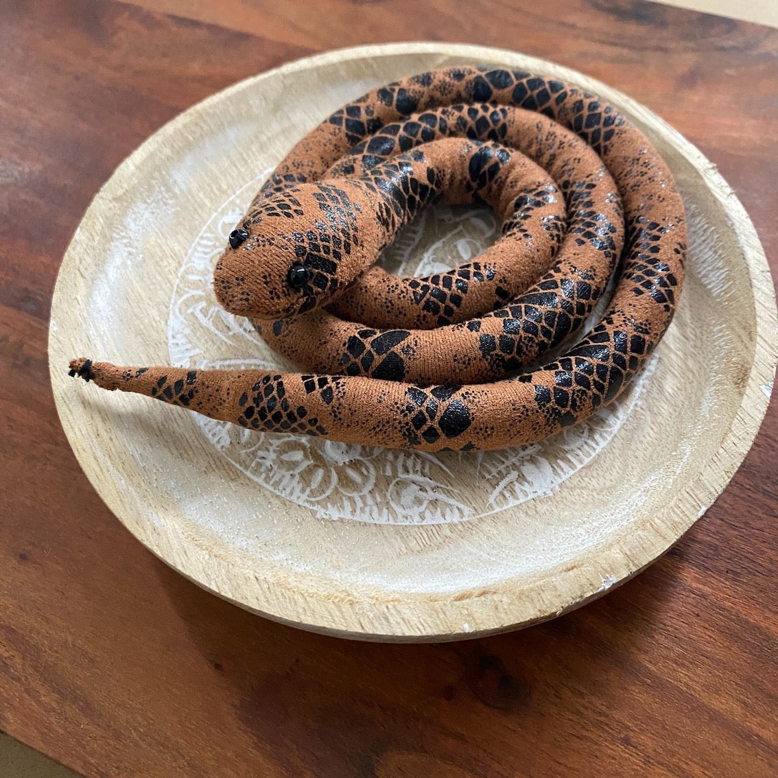 Brown Dread Pet Snake Vegan Spiralocks
