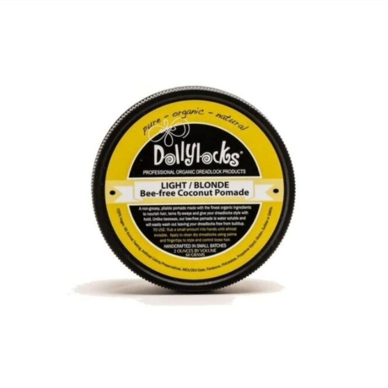Dollylocks 'Bee Free' Coconut Pomade Light/Blonde – Mountain Dreads