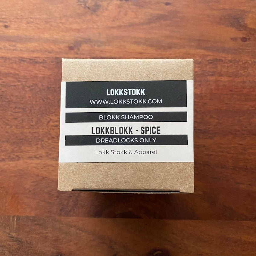 LOKK STOKK Dreadlock Shampoo Bar LOKKBLOKK SPICE