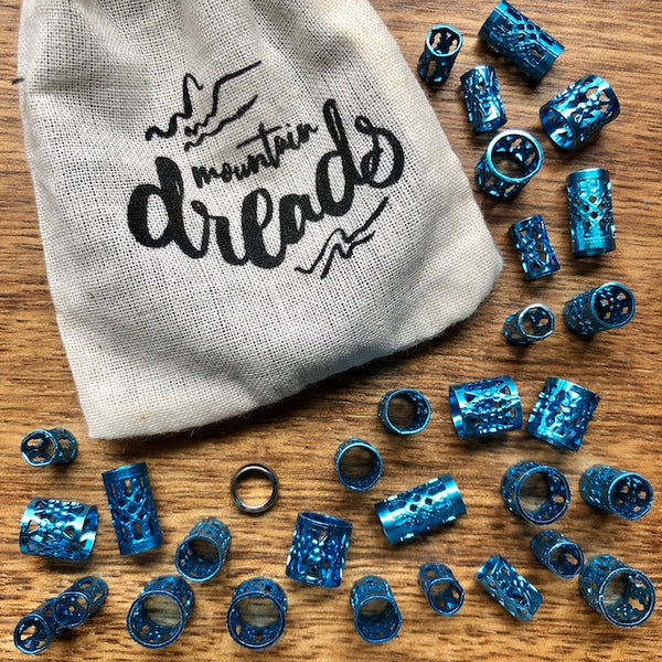 Blue Filigree Cuffs | Set Of 40