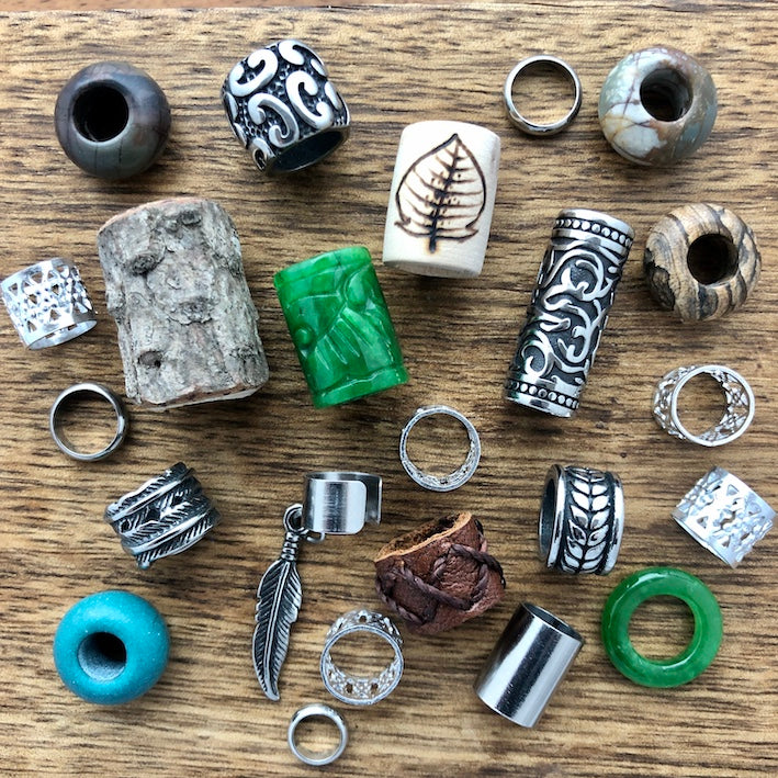 Dreadlock Beads | Set of 30 in Wooden Box