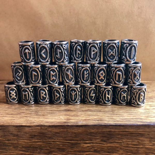 Stainless Steel Viking Runes | Set Of 24