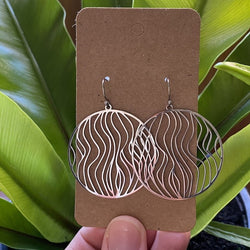 Round Ripple Earrings