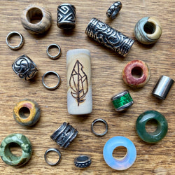 One of a Kind Dreadlock Beads | Set Of 21