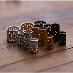 Black Silver Gold Filigree Cuffs | Set Of 40