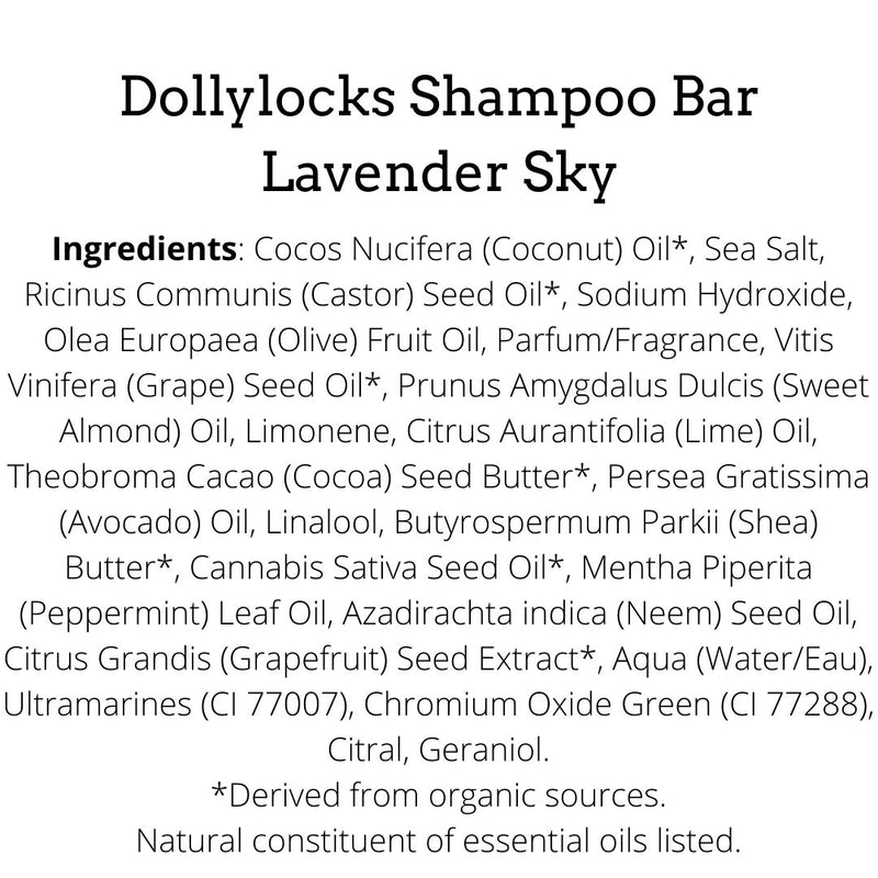 Dollylocks - Dreadlocks Shampoo Bar - Nag Champa (4.5oz/127g