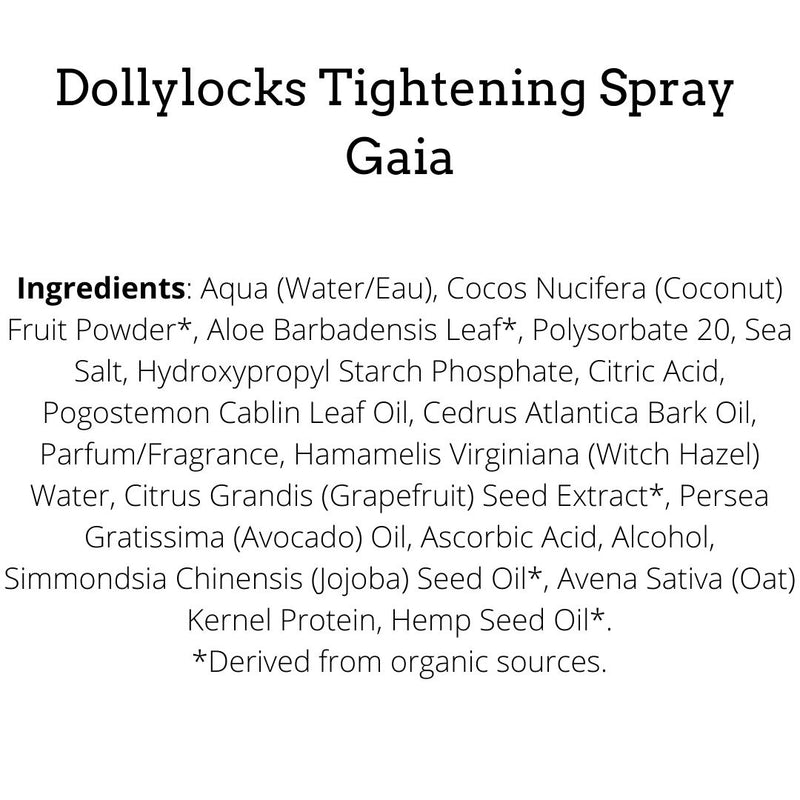 Dollylocks Tightening Spray | Gaia LIMITED EDITION