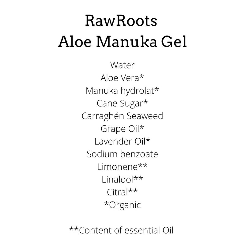 Raw Roots Aloe Manuka Gel + Hydrating Shampoo