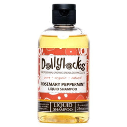 Dollylocks Rosemary Peppermint Liquid Shampoo Bottle