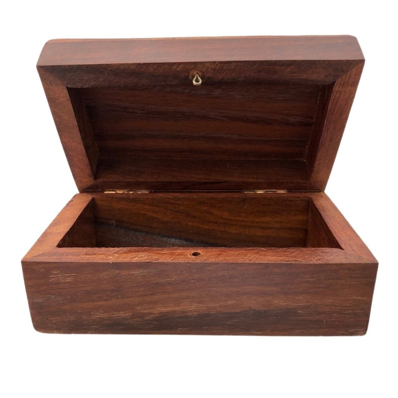 Wooden Leaf Inlay Jewellery box