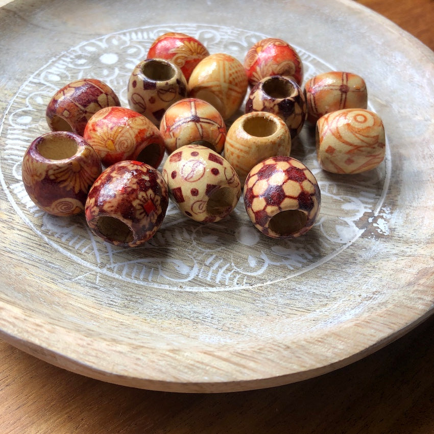 Wooden Beads | Set Of 20