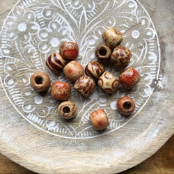 Small Wooden Beads | Set Of 20