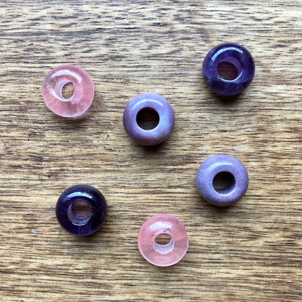 Purple + Pink Gemstones | Set Of 6