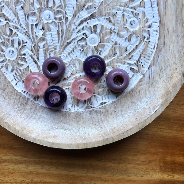 Purple + Pink Gemstones | Set Of 6