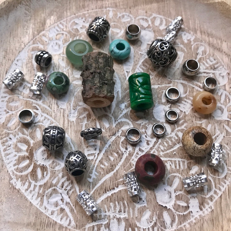 Mangrove Mini Dreadlock Beads | Set Of 30