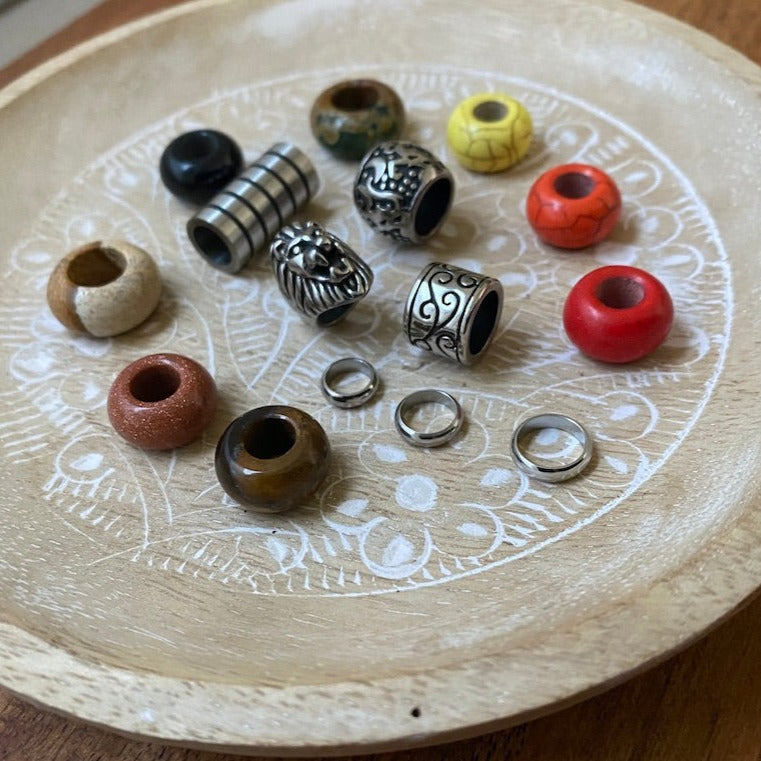 Safari Dreadlock Beads | Set Of 20