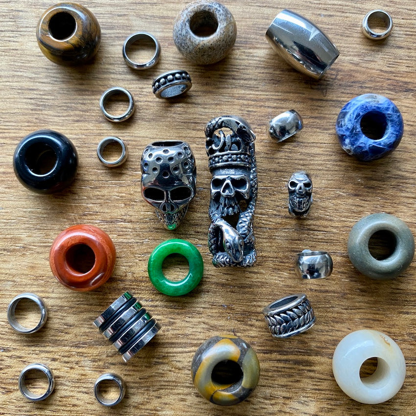 Caribbean Dreadlock Beads | Set of 25