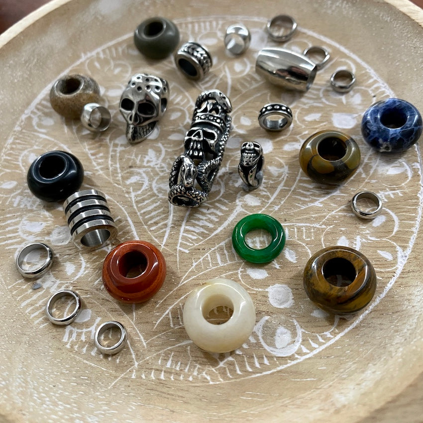 Caribbean Dreadlock Beads | Set of 25