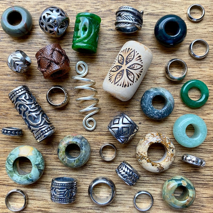 One Of A Kind Dreadlock Bead Mix | Set Of 30