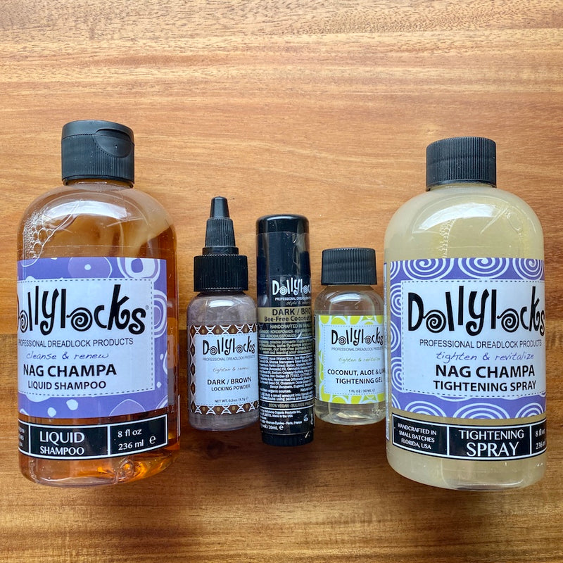 Dread Care Pack with Dollylocks - Dark