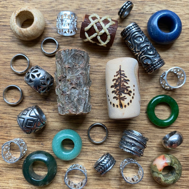 One of a Kind Dreadlock Beads | Set Of 25