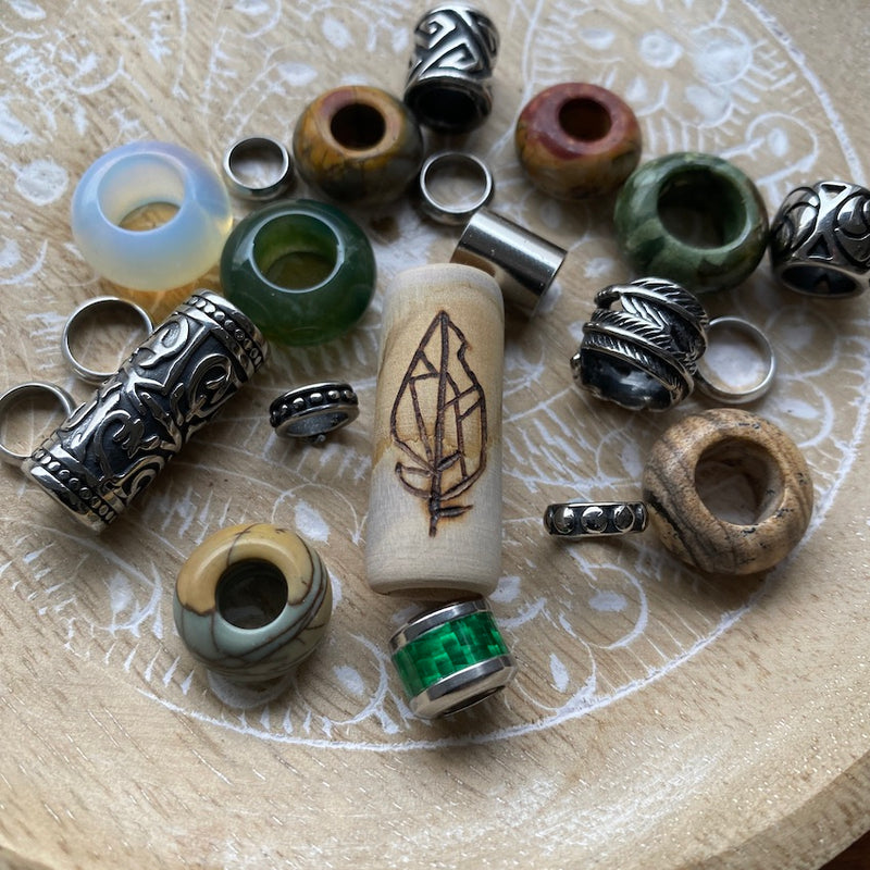 One of a Kind Dreadlock Beads | Set Of 21