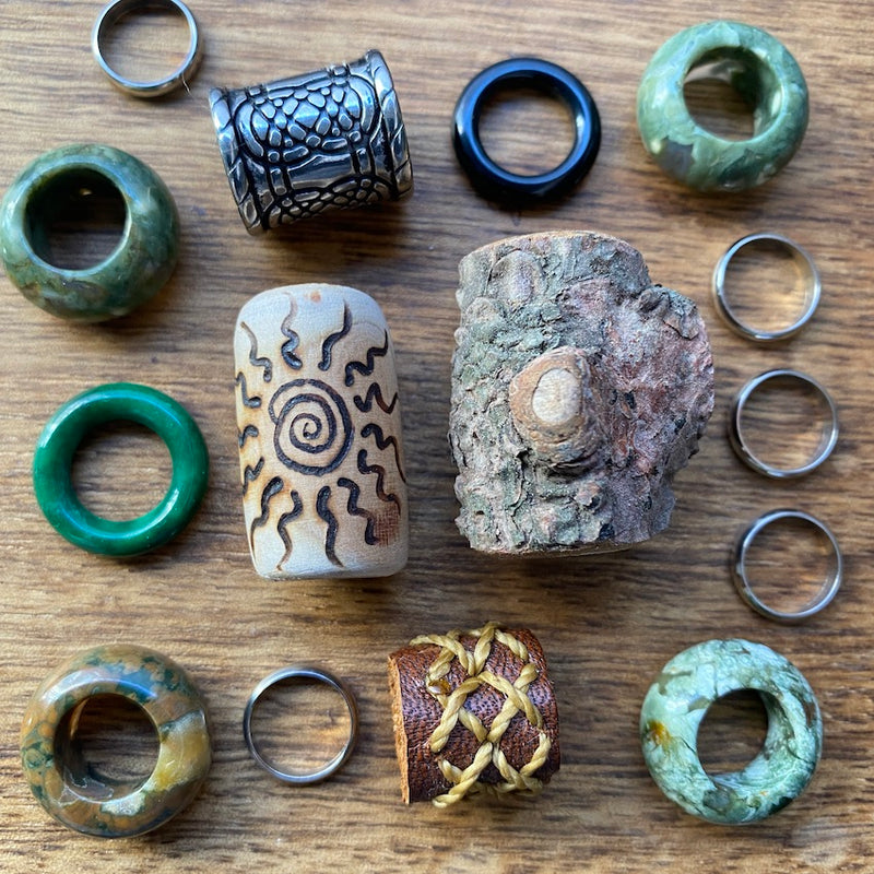One of a Kind Dreadlock Beads | Set Of 15