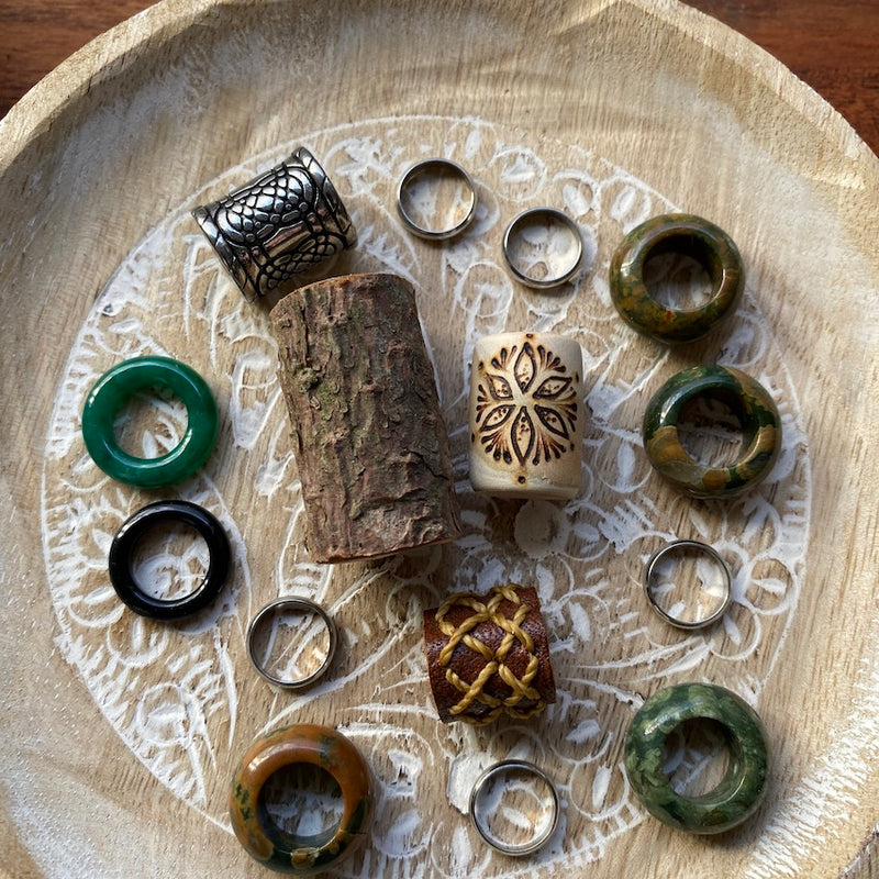 One of a Kind Dreadlock Beads | Set Of 15