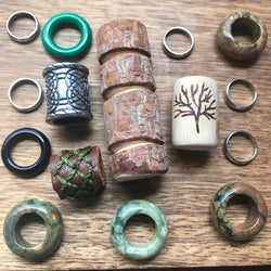One of A Kind Dreadlock Beads | Set Of 15