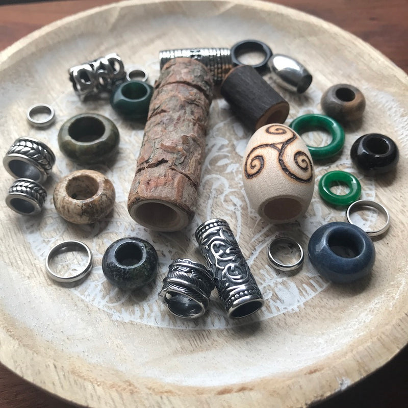 One of a Kind Dreadlock Beads | Set Of 25