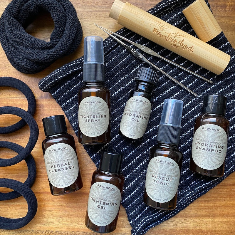 Midnight Raw Roots Dread Care Pack