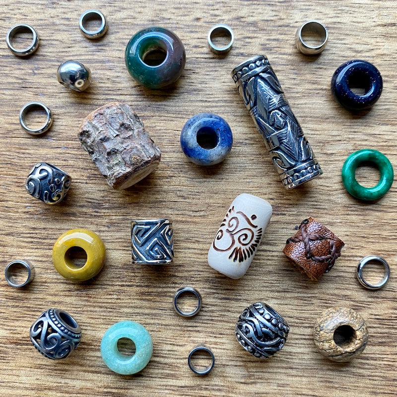 One Of A Kind Dreadlock Beads | Set Of 25
