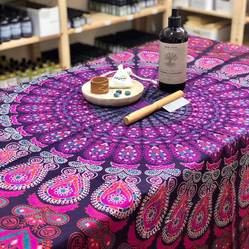 Purple Mandala Tablecloth