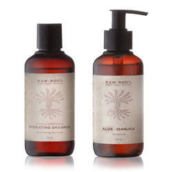 Raw Roots Aloe Manuka Gel + Hydrating Shampoo