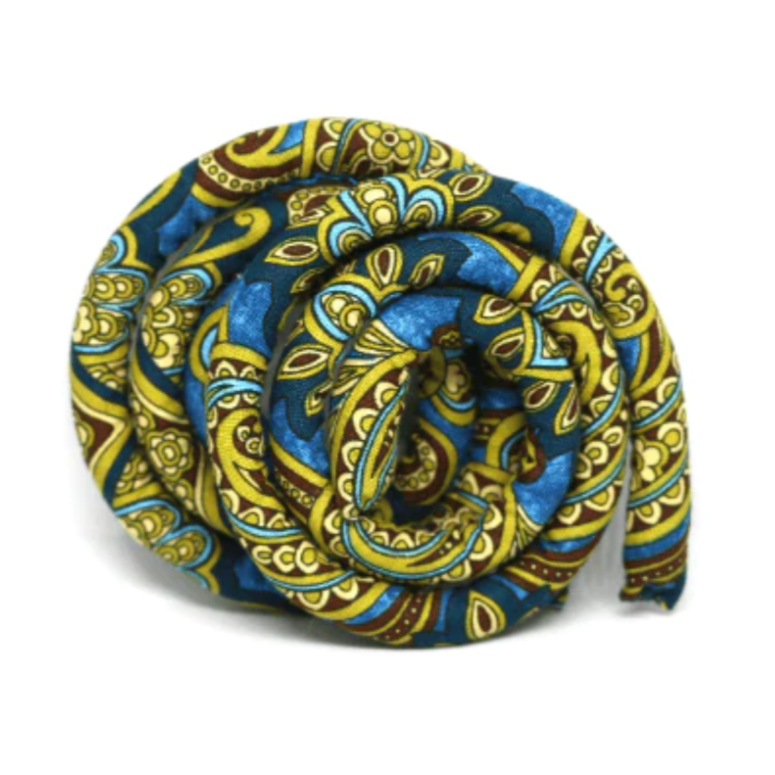 Blue Paisley Love Vegan Spiralocks