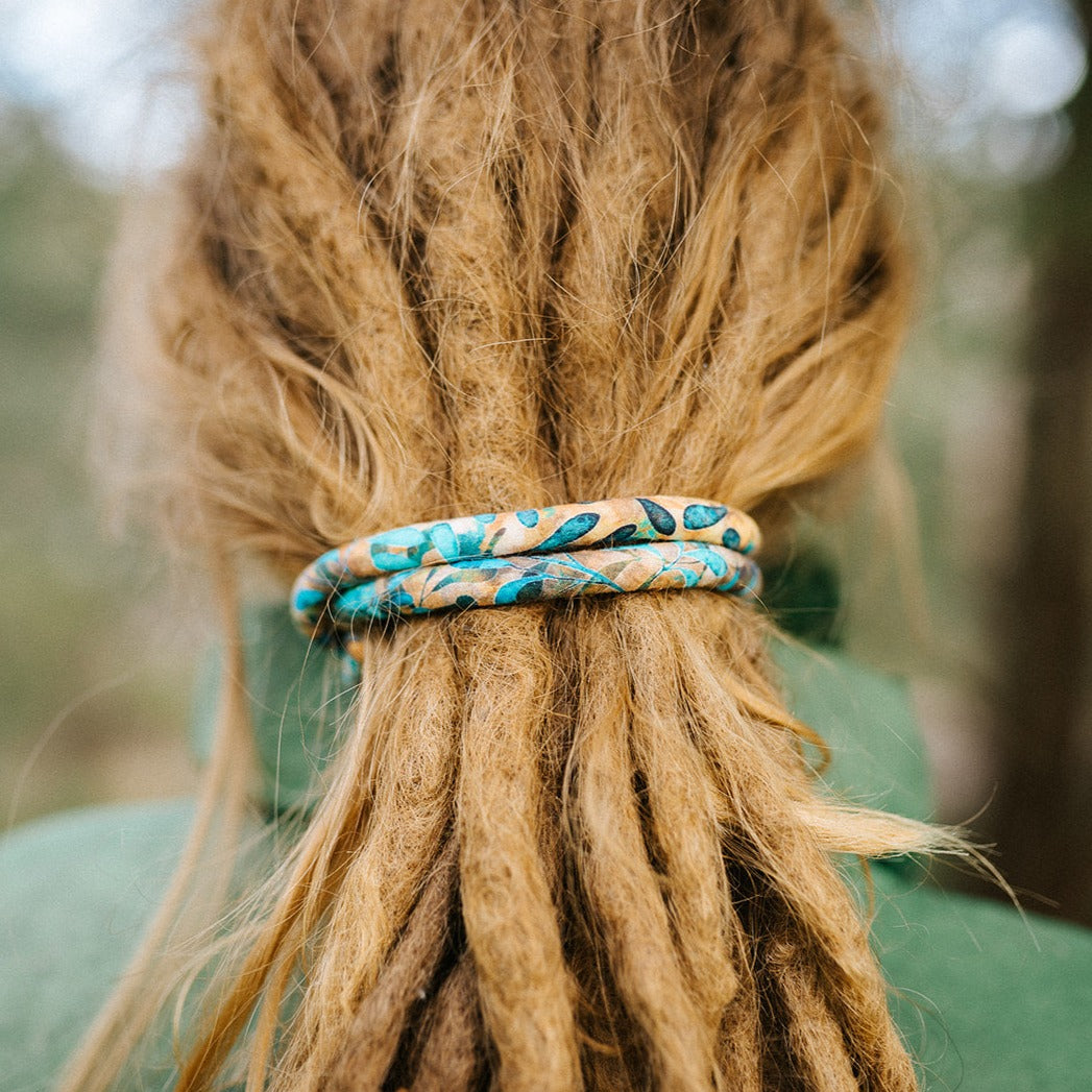 Aqua Leaf Batik Vegan Spiralocks®