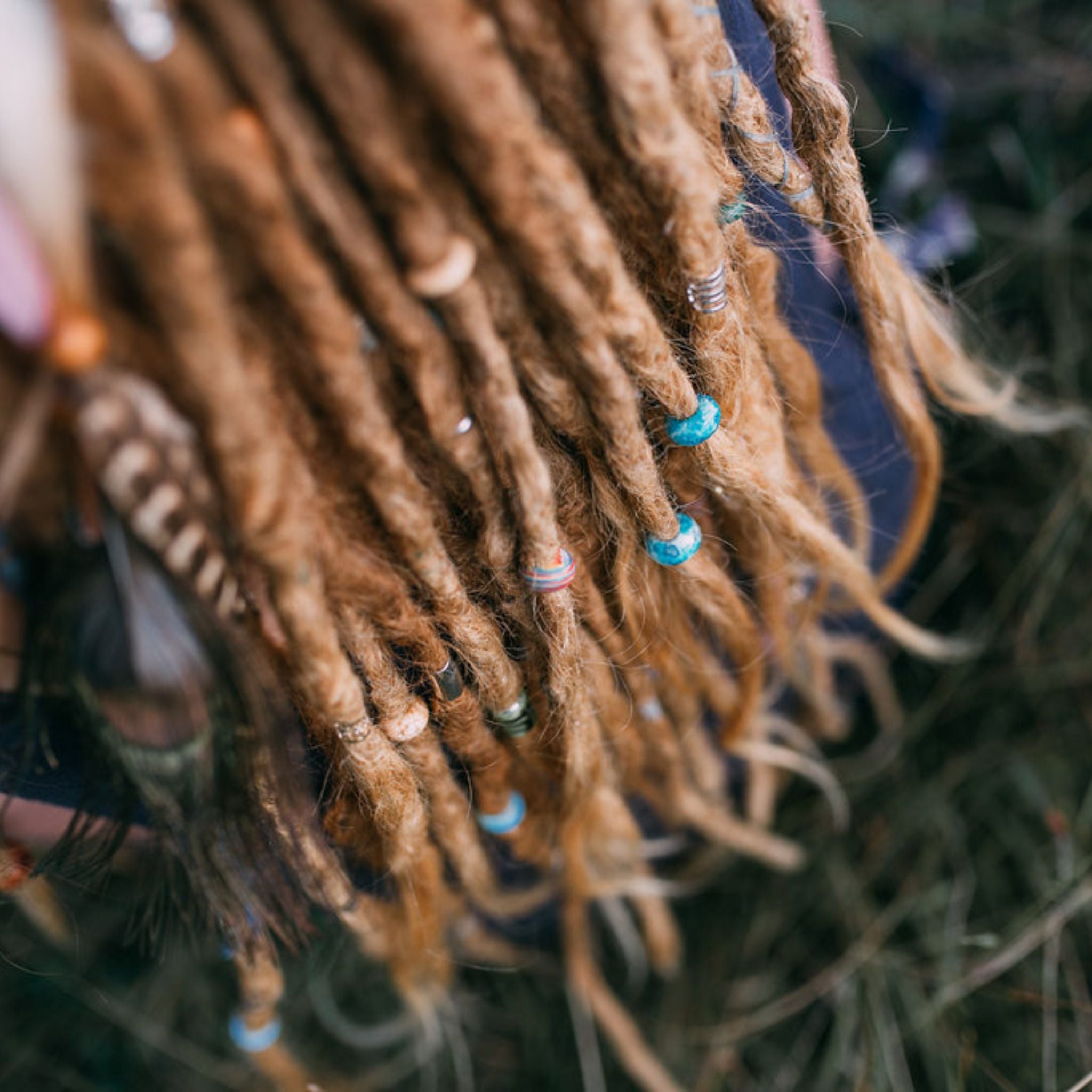 Rainbow Dreadlock Beads | Set Of 20