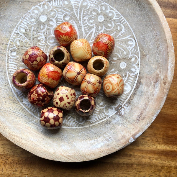 Wooden Beads | Set Of 20