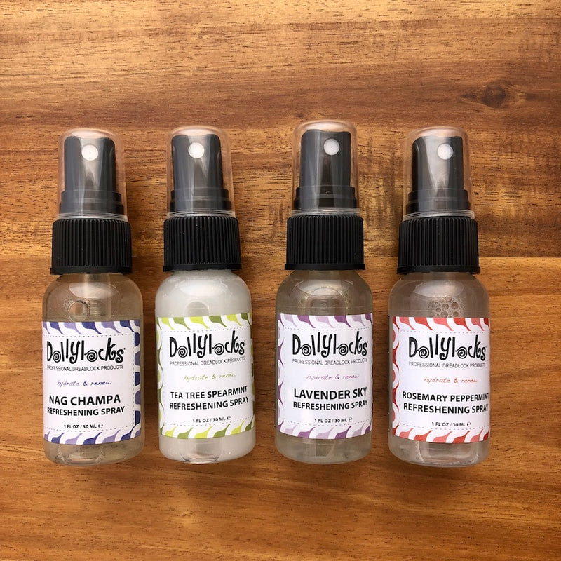 Dollylocks Refreshing Spray Travel Size Sampler Set