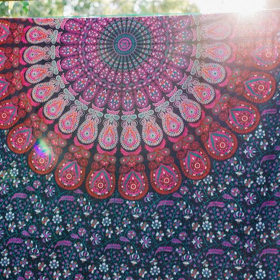 Purple Mandala Tablecloth