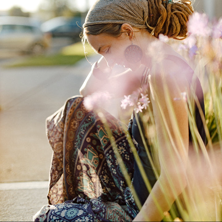 Mira | Long Cotton Wrap Skirt