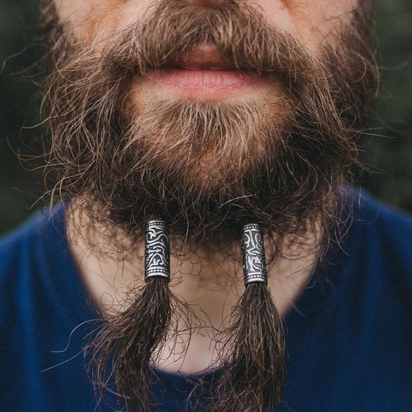 Tube Beard Beads | Set Of 2