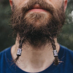 Beard Beads Viking Runes | Set Of 2
